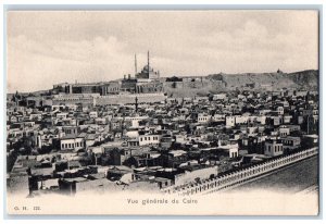 c1905 Birds Eye View Vie Generale Du Caire Town Egypt Vintage Antique Postcard