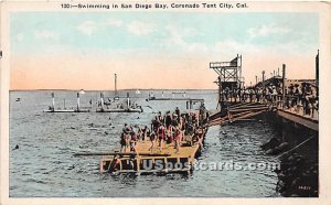 Swimming, San Diego Bay - Coronado, CA