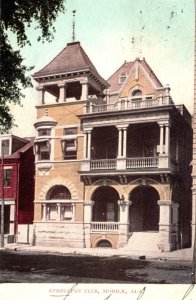 Mobile AL Alabama Postcard Athelstan Club