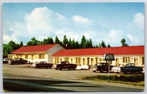 Jackman Hotel Station Maine Front Car Parking Rooms Units Accommodation Postcard