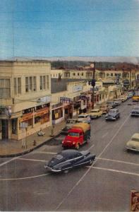 Crescent City California Business District Street View Vintage Postcard K50248