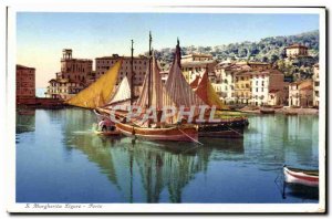 Old Postcard Porto S Margherita Ligure