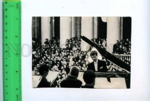 198055 Van CLIBURN American PIANIST old REAL PHOTO