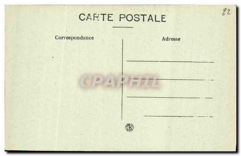 Old Postcard The Tregastel Plage Maree Basse