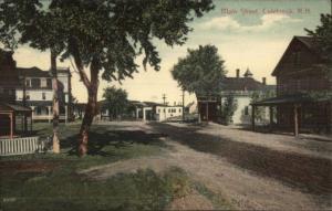 Colebrook NH Main Street c1910 Postcard