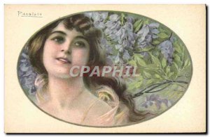 Old Postcard Fantasy Illustrator Woman Pizzolato