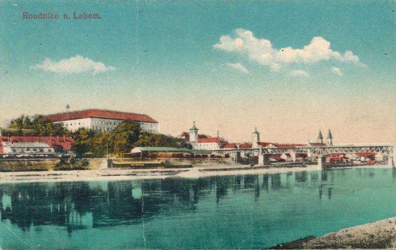 Czech Republic - Roudnice nad Labem Vintage Postcard 02.54