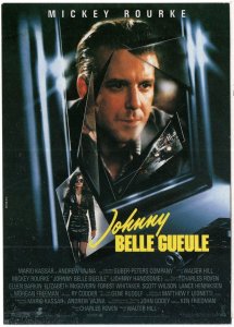 Mickey Rourke Johnny Belle Gueule Pretty French Movie Poster Postcard