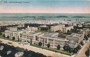 Canada Toronto general hospital panorama vintage postcard 