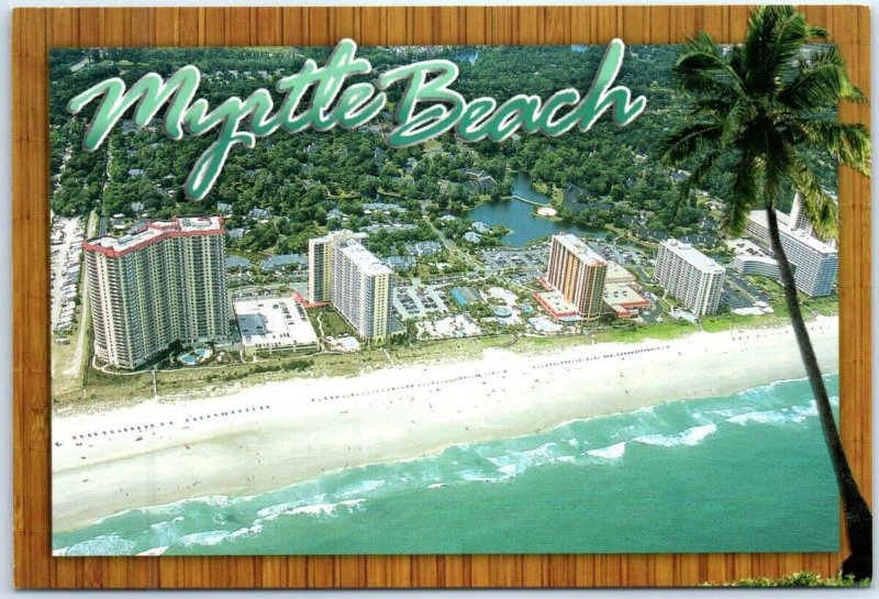 Postcard - An aerial view of Kingston Plantation - Myrtle Beach, South Carolina