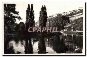 Old Postcard Besancon Doubs The Doubs at the foot of the Citadel