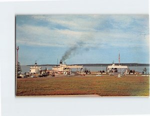 Postcard Highway Ferry Dock, St. Ignace, Michigan