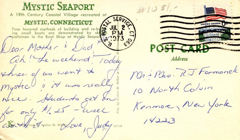 CT - Mystic Seaport. Boat Building