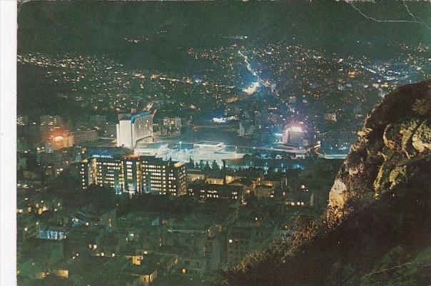 Greece Athens View From Lycabettus At Night