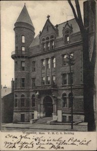 Worcester Massachusetts MA YMCA Building Exterior 1900s-20s Vintage Postcard