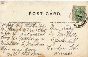 Genealogy Postcard - Furley? - 3 Lark Hill - London Road - Worcester - Ref 4584A