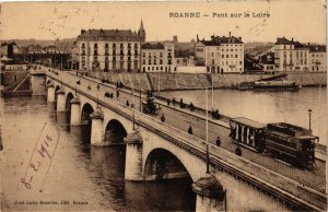 CPA ROANNE - Pont sur la Loire (166175)