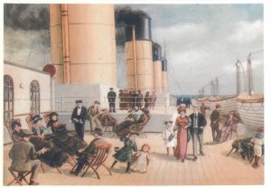 Mayfair poster postcard deck of the Titanic
