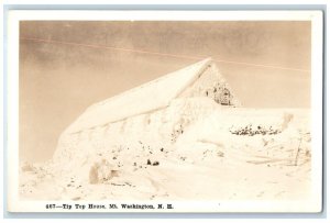 c1920's Tip Top House Mt. Washington Jackson NH RPPC Photo Postcard 