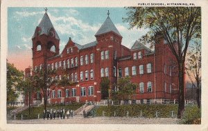 Postcard Public School Kittanning PA