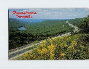 Postcard Pennsylvania Turnpike, Pennsylvania