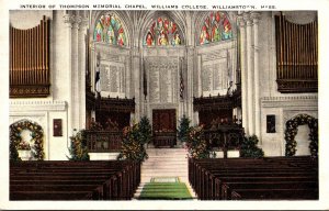 Massachusetts Williamstown Thompson Memorial Chapel Interior Williams College