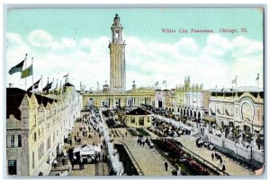 1911 White City Panorama Exterior Building Chicago Illinois IL Vintage Postcard