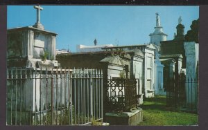 Louisiana NEW ORLEANS - St. Louis Cemetery vaults are all above ground ~ Chrome