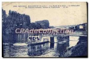 Postcard Old Bellevue Meudon The Banks of the Seine