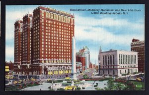 NY BUFFALO Hotel Statler McKinley Monument New York State Office Building LINEN