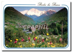 Postcard Modern Brides les Bains Savoie Looking to the station