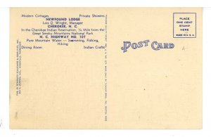 NC - Cherokee. Newfound Lodge, Dining & Esso Gas Station