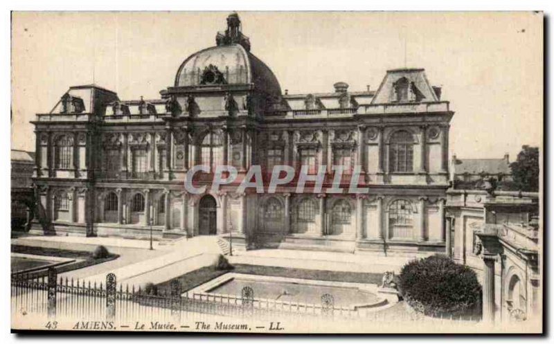 Old Postcard Amiens Museum