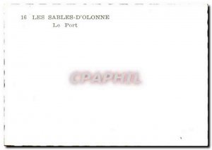 Modern Postcard Les Sables D & # 39Olonne Port
