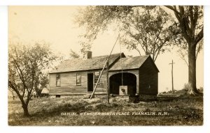 NH - Franklin. Daniel Webster Birthplace    *RPPC