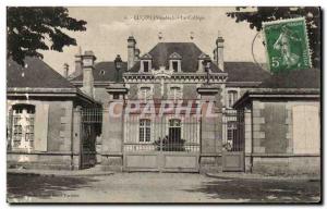 Old Postcard Lucon The college