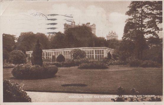 Nottingham Mongolia House Wollaton Hall Antique Postcard