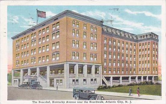 New Jersey Atlantic City The Boscobel Kentucky Avenue Near The Boardwalk 1937