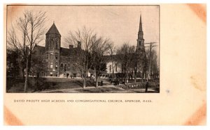 Massachusetts  Spencer David Prouty High School and Congregational