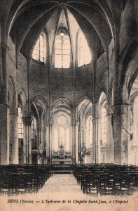 L'Intereieur de la Chapelle Saint Jean,Sens,France BIN