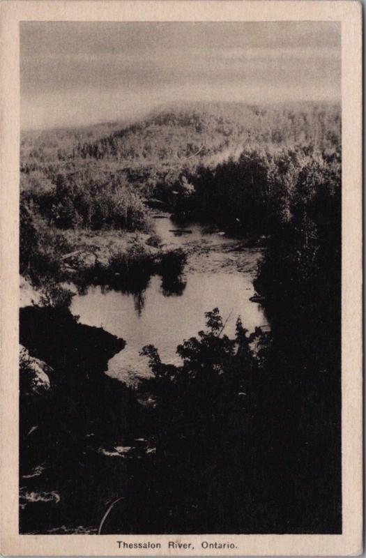 Thessalon River Ontario ON Ont c1938 Vintage Postcard D40