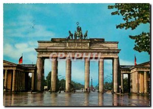 Postcard Modern Berlin Brandenburger Tor