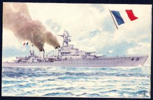French cruiser La Galissonni