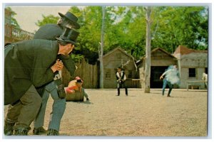 Blackjack And His Gang Raid Deadwood Gulch Digger O'Shea Cherokee NC Postcard