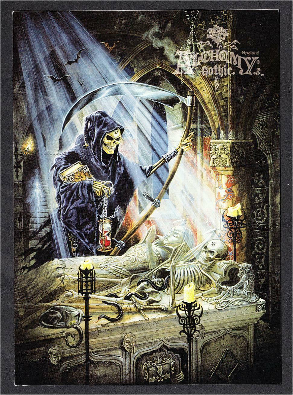 Alchemy Gothic Noetic Crypt Grim Reaper Death and the Maiden Art