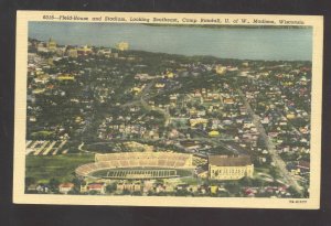 CAMP RANDALL MADISON WISCONSIN BADBERS FOOTBALL STADIUM VINTAGE POSTCARD