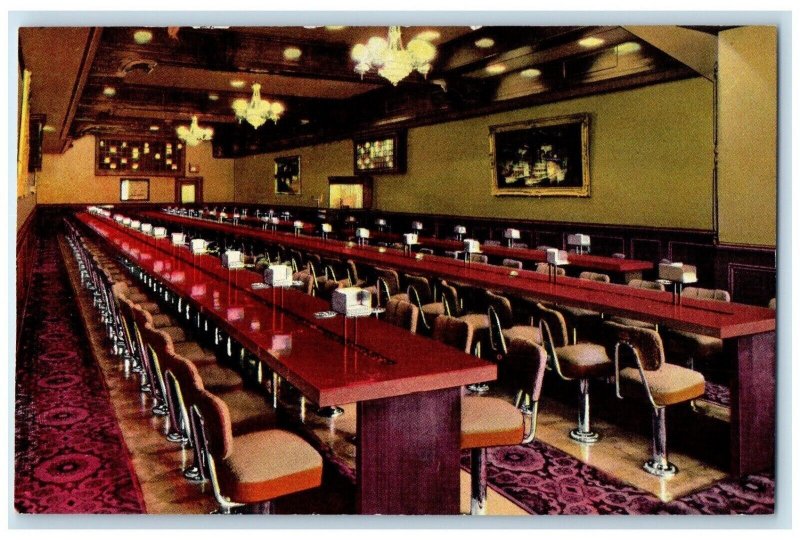 c1960 Bingo Room Golden Nugget Interior Casino Las Vegas Nevada Vintage Postcard