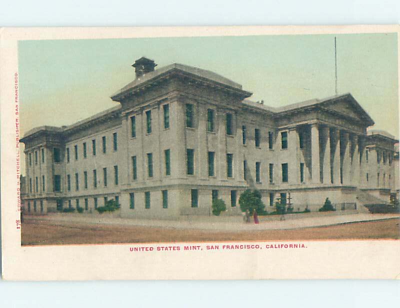 Pre-Chrome BUILDING SCENE San Francisco California CA AH6191