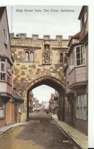 Wiltshire Postcard - High Street Gate - The Close - Salisbury - Ref TZ1740