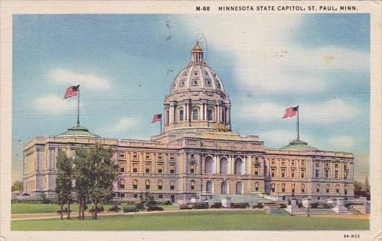 Minnesota Saint Paul Minnesota State Capitol 1944